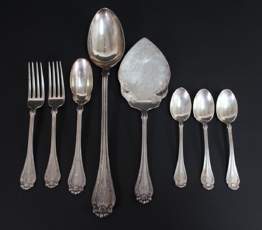 Lot of 8 Sterling T. B. Starr Shell Motif Flatware (1 of 5)
