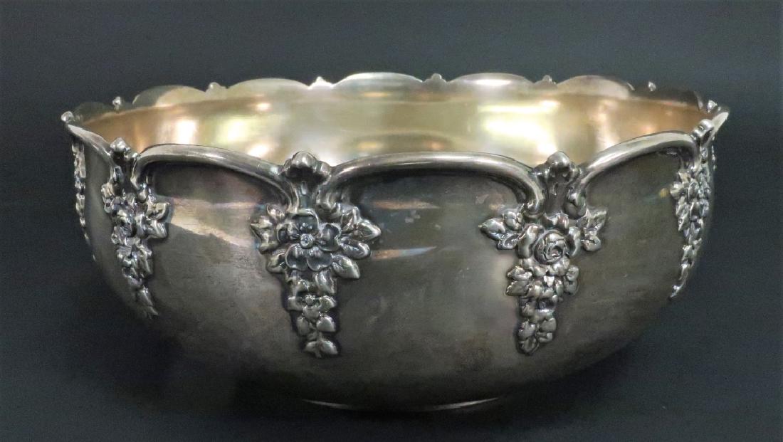 Tiffany & Co. Makers Sterling Silver Floral Bowl (1 of 7)