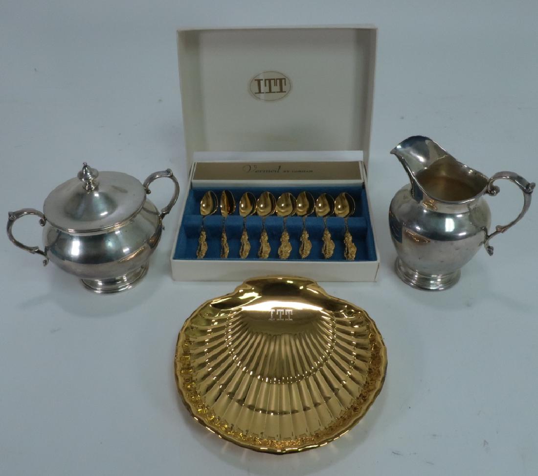 Sterling: Gorham Vermeil, S. Kirk Cream and Sugar (1 of 7)