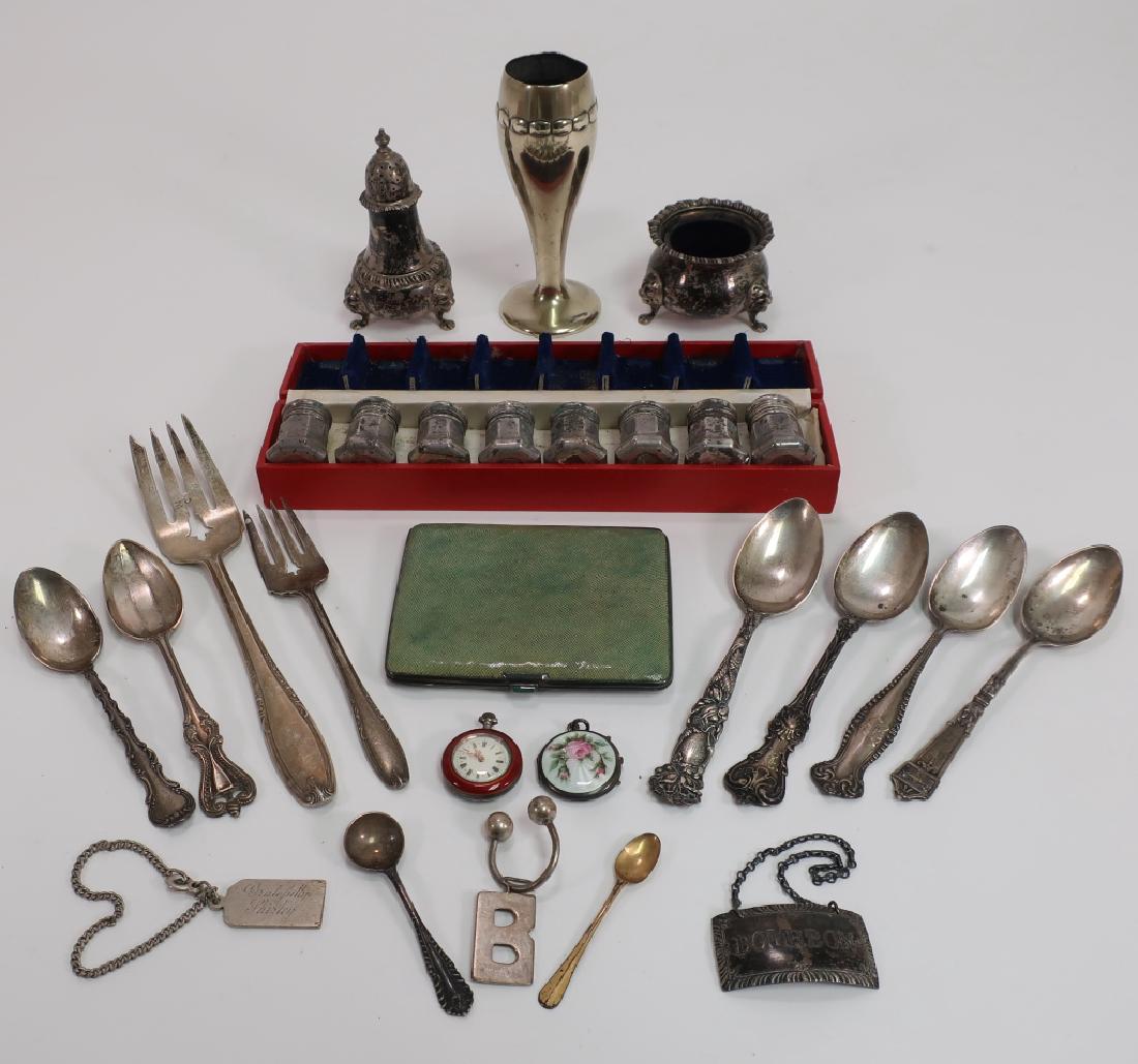 24 Small Sterling Silver Items, 20th C. (1 of 7)