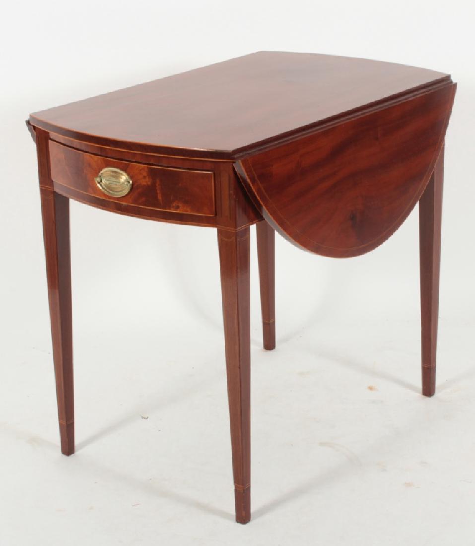 Hepplewhite Inlaid Mahogany Drop-Leaf Table c.1820 (1 of 10)