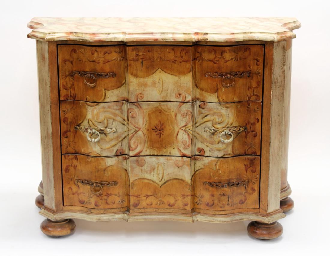 Habersham Plaza Collection Faux Painted Commode (1 of 8)