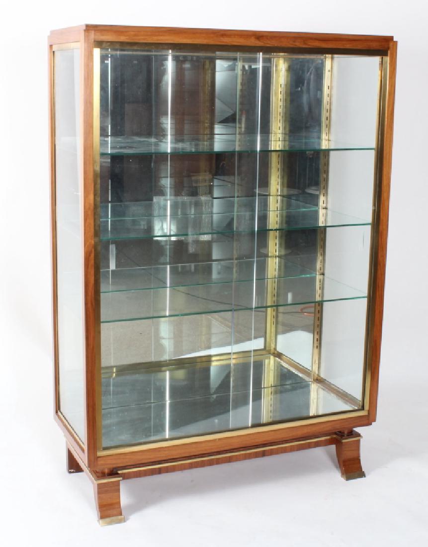 Art Deco Exotic Wood Curio Cabinet, c. 1930 (1 of 5)