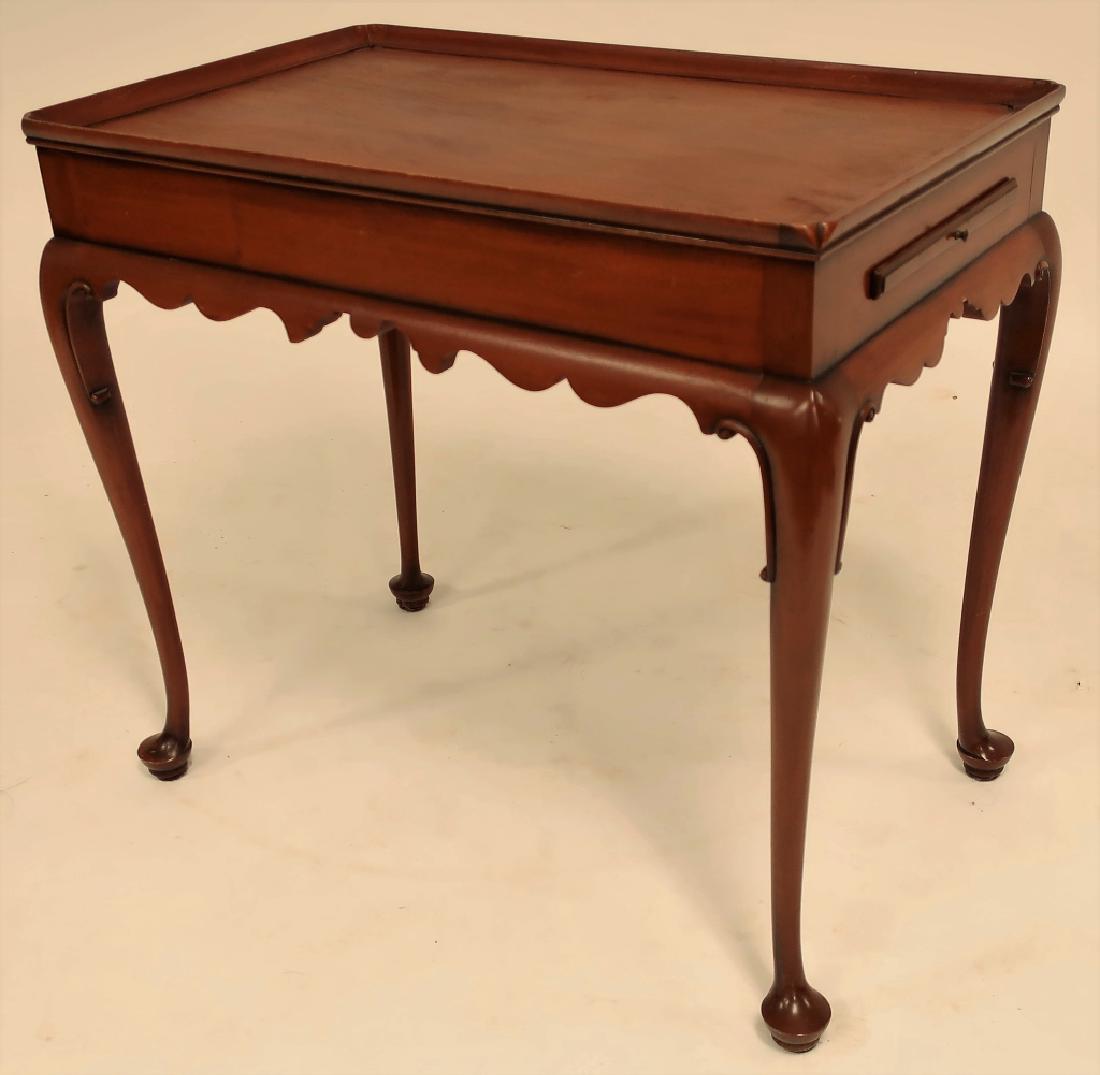 Kittinger Queen Anne Style Mahogany Tea Table (1 of 5)