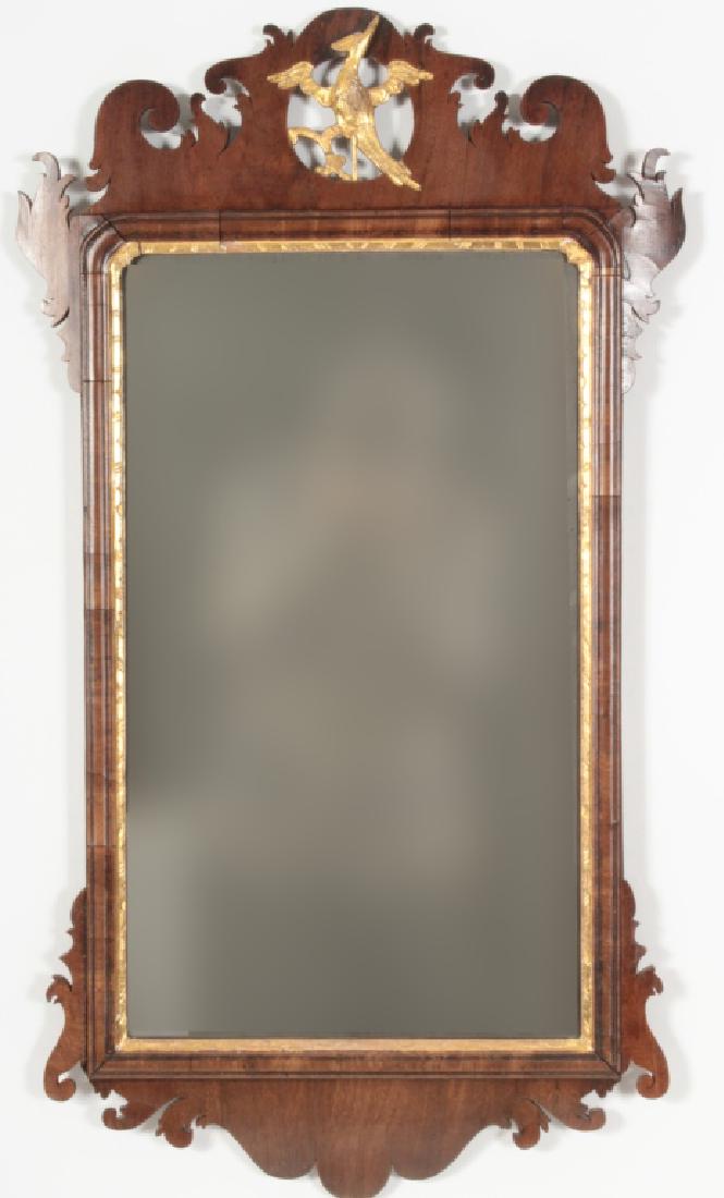 Chippendale Mahogany Mirror, English, 1760 (1 of 11)