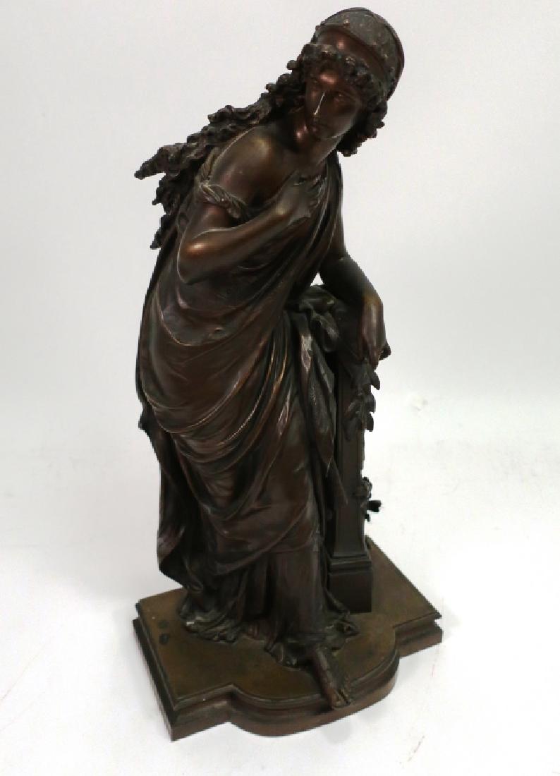 Mathurin Moreau, Fr., Classical Maiden, Lg. Bronze (1 of 9)