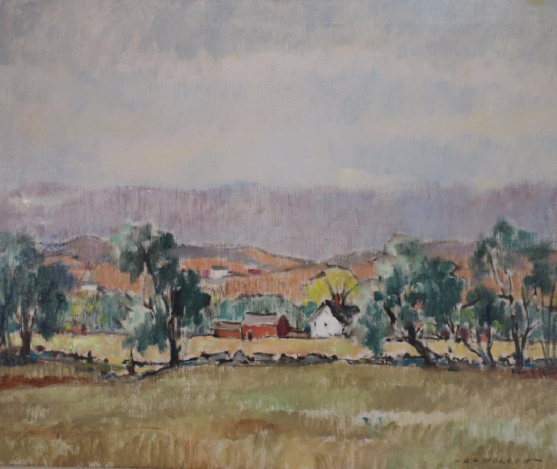 Harold C. Wolcott, Am., Autumn Landscape, O/C (1 of 5)