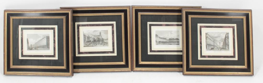 Four Well-Framed 19th c. Parisian Engravings (1 of 10)