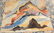 Doris Bally "Big Sur II" Wool Tapestry, 20th c. - 2