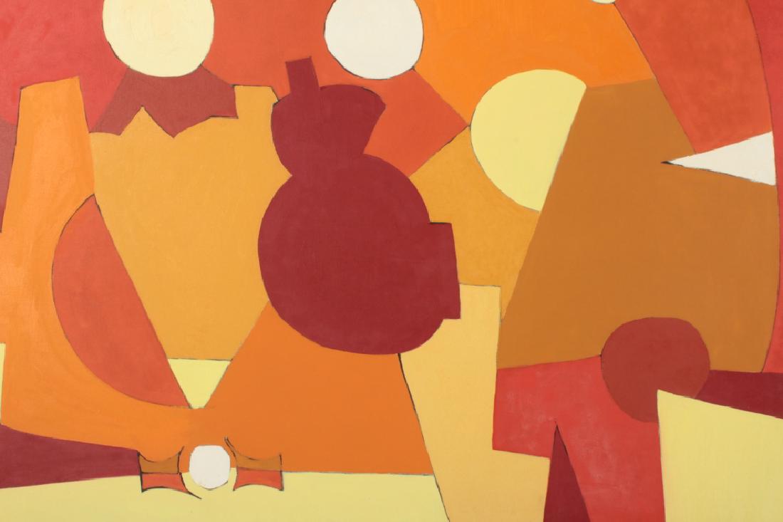 Arnold Weber, Am., Orange and Yellow Abstract (1 of 7)