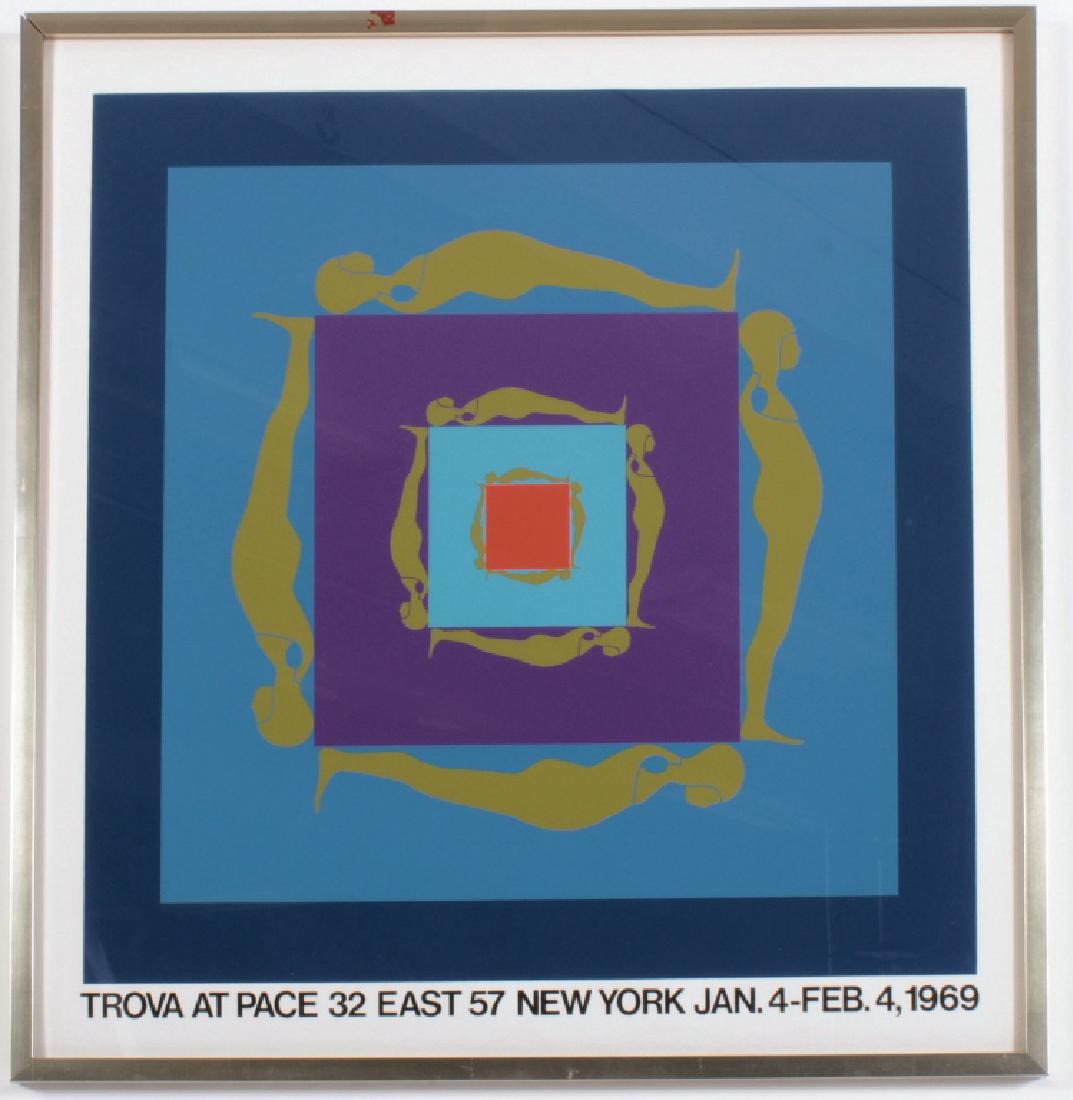 Ernest Trova, Pace Gallery 1969 Poster: After Ernest Trova, 1927-2009, Pace Gallery 1969 Poster for the Falling Man series. (RGAR2021 )