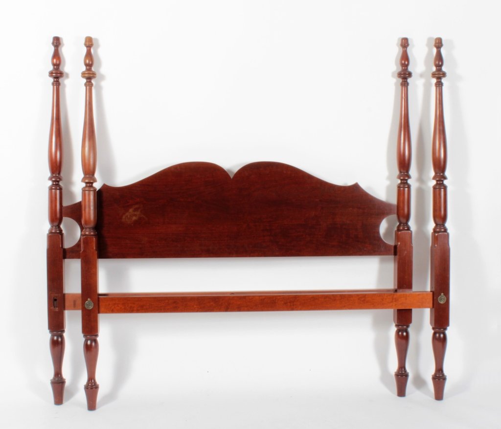 Eldred Wheeler Cherry 4 Poster Queen Bed (1 of 8)