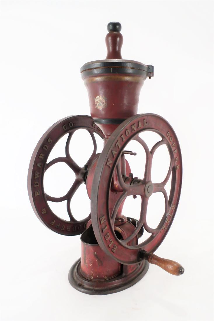 Antique Elgin National Coffee Mill, c. 1900 (1 of 5)