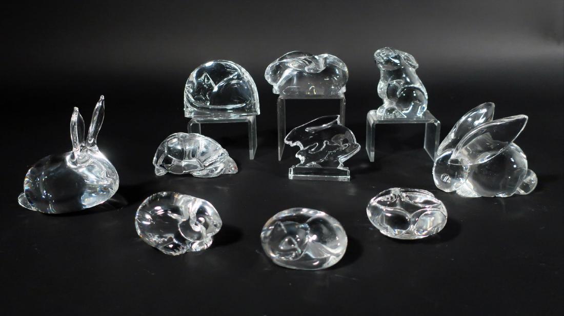 10 Glass Rabbits: Steuben, Baccarat & Tiffany (1 of 8)