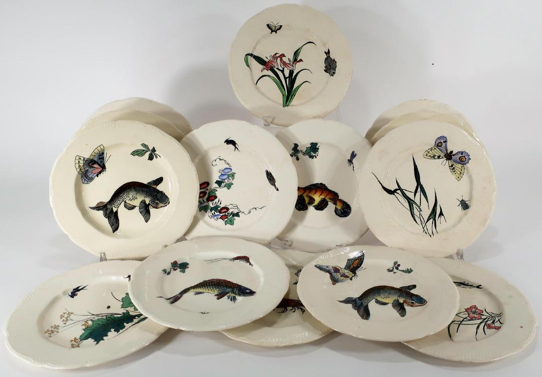 15 Creil Montereau Faience Earthenware Pieces (1 of 10)