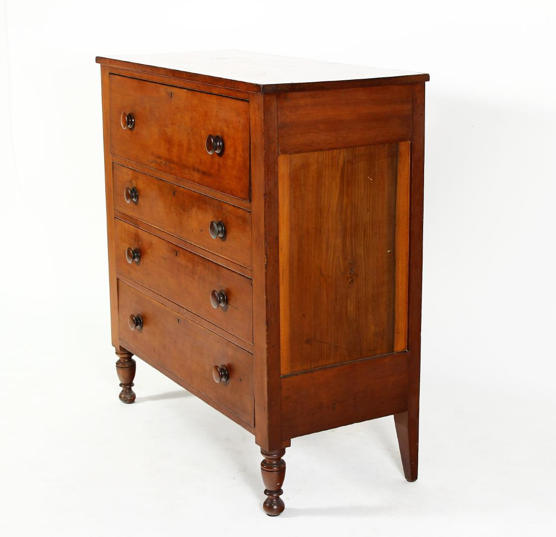 Sheraton Cherry Chest of Drawers, 19th C. (1 of 7)