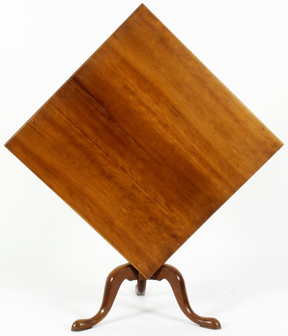 19th C. Am. Cherry Tilt Top Table (1 of 6)