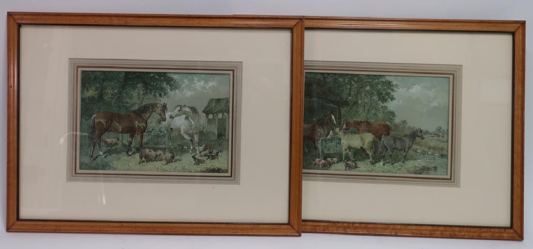 J F. Herring Sr. Pair of 19th c. Farmyard W/C's (1 of 8)
