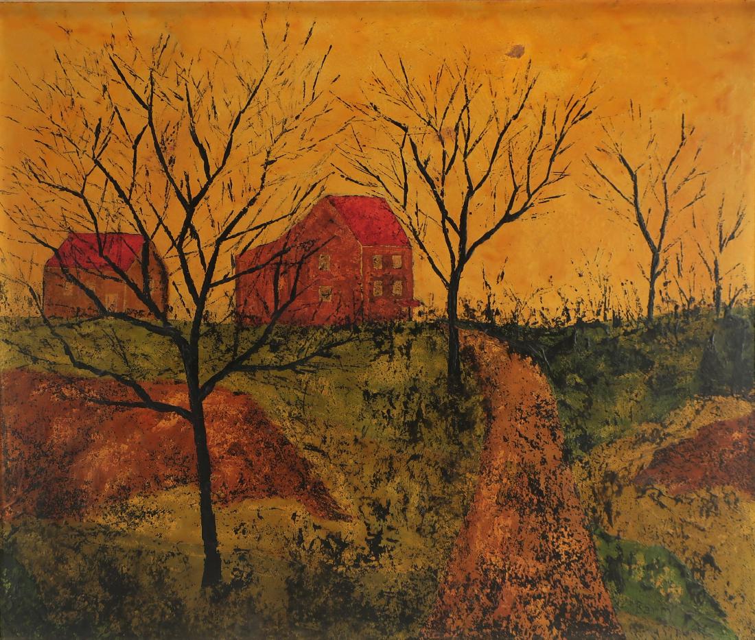 Frank Barry Am.  20th c., Landscape O/M (1 of 7)