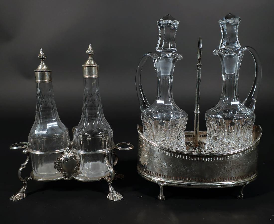 Two Georgian Sterling Cruet Stands, 18th, e,19th (1 of 6)