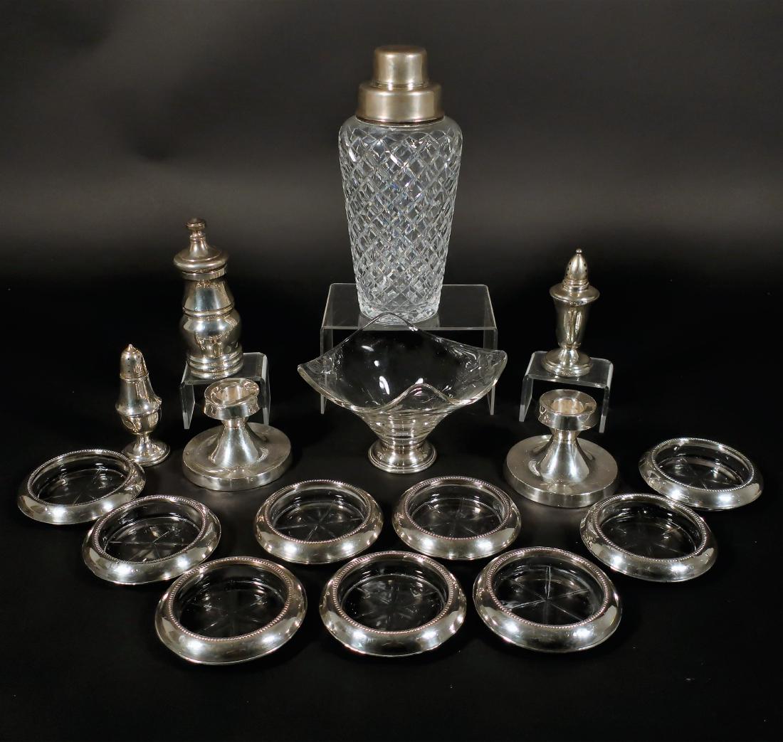 Tiffany and Co. Sterling & Crystal Cocktail Shaker (1 of 8)