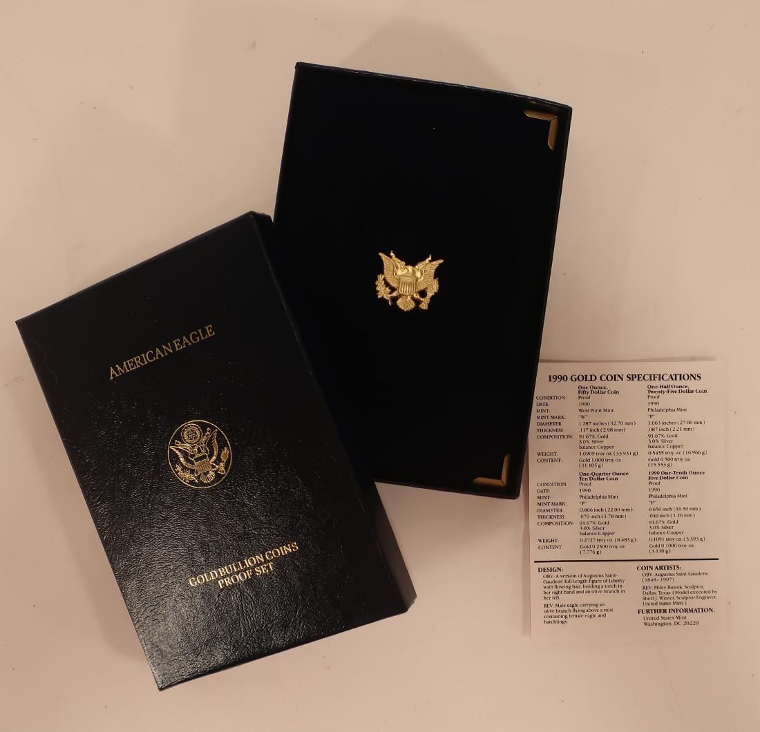 1990 4-Piece U.S. Gold Coin Set (1 of 6)