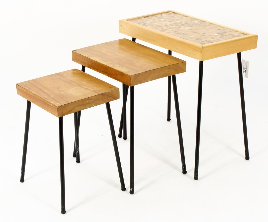 Three Nesting Tables, 20th C. (1 of 6)