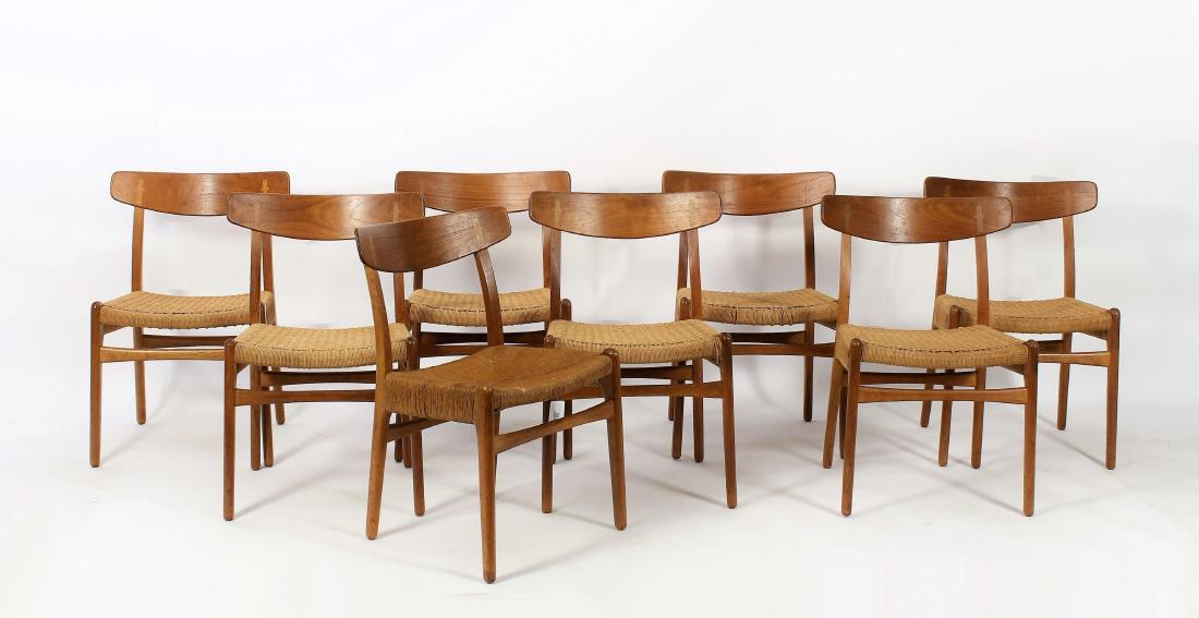 Set of 8 Hans Wegner for Hansen Dining Chairs (1 of 8)