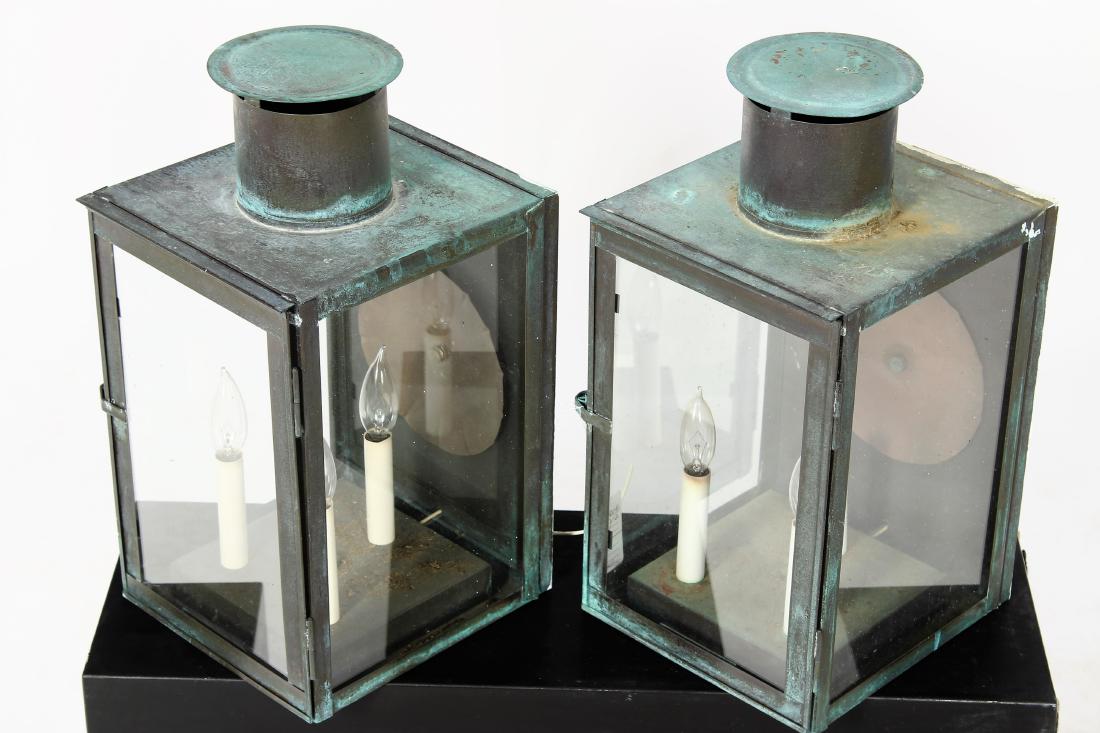 Copper Exterior Lanterns, Pair 1 of 3 Joan Rivers (1 of 6)