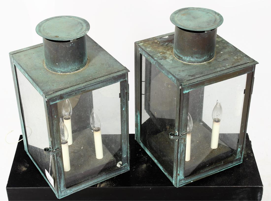 Copper Exterior Lanterns, Pair 2 of 3 Joan Rivers (1 of 4)