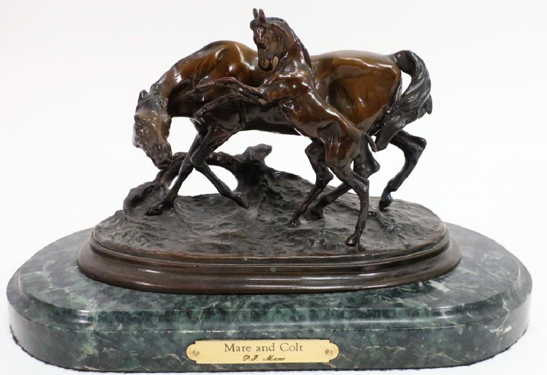 After J. P. Mene, 20th C., "Mane & Colt" Bronze (1 of 6)