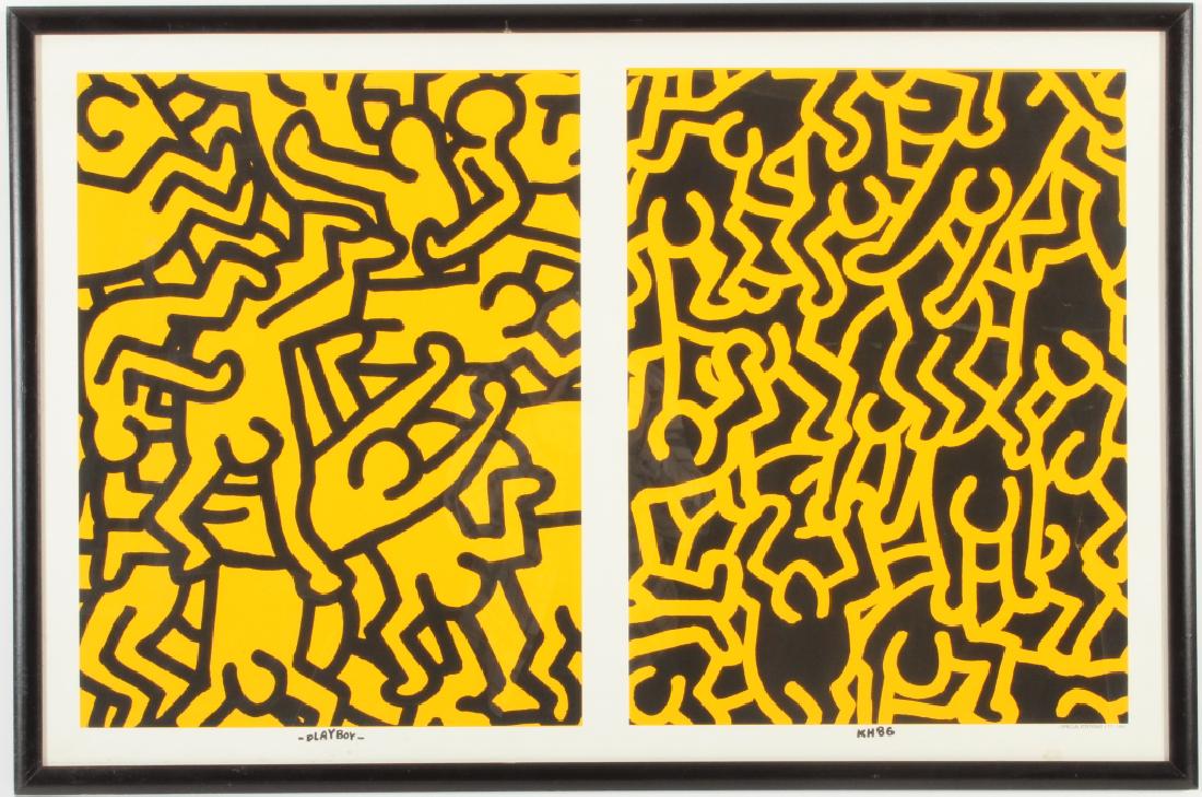 Keith Haring, Playboy, screen print poster (1 of 9)