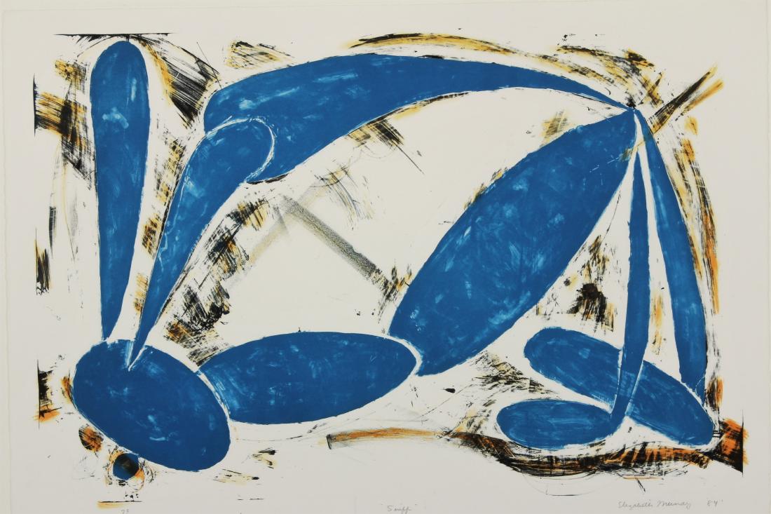 Elizabeth Murray Am 1940-2007, "Sniff" Lithograph (1 of 9)