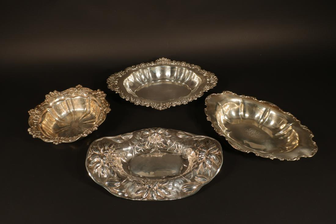 4 Sterling Silver Bowls/Trays (1 of 10)