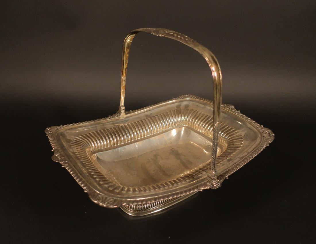 George III Sterling Swing Handled Basket (1 of 7)