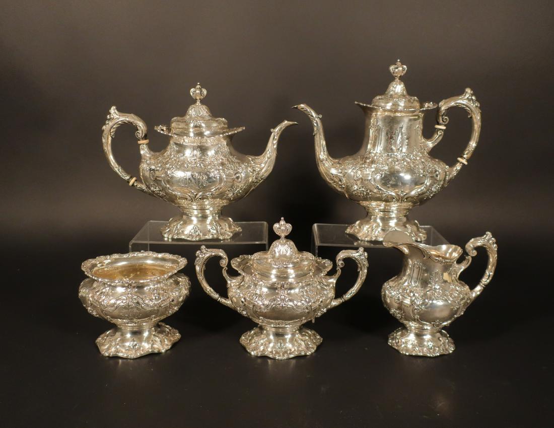 Sterling "Francis 1st" Tea Set, Reed and Barton (1 of 7)