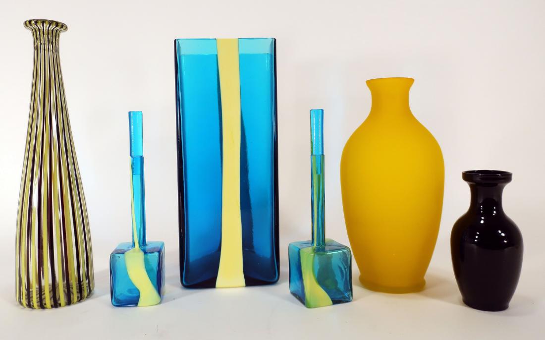 "Venini" Glass Dresser Bottles, and Other Glass (1 of 6)