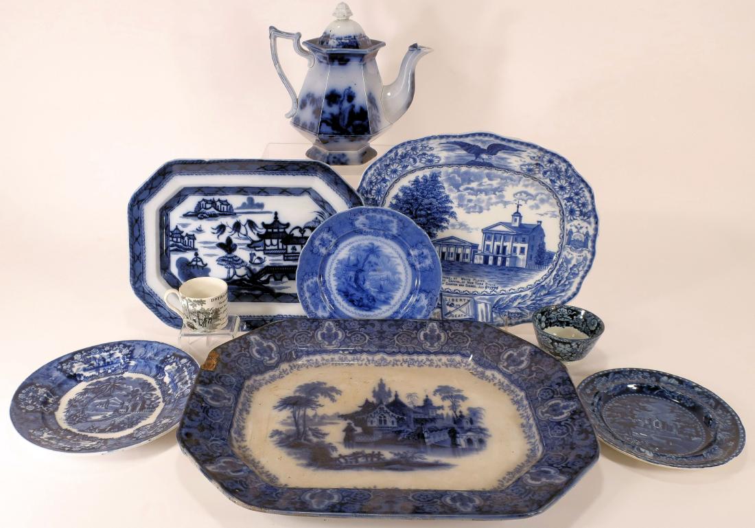 Flow Blue and Ironstone Tableware (1 of 10)