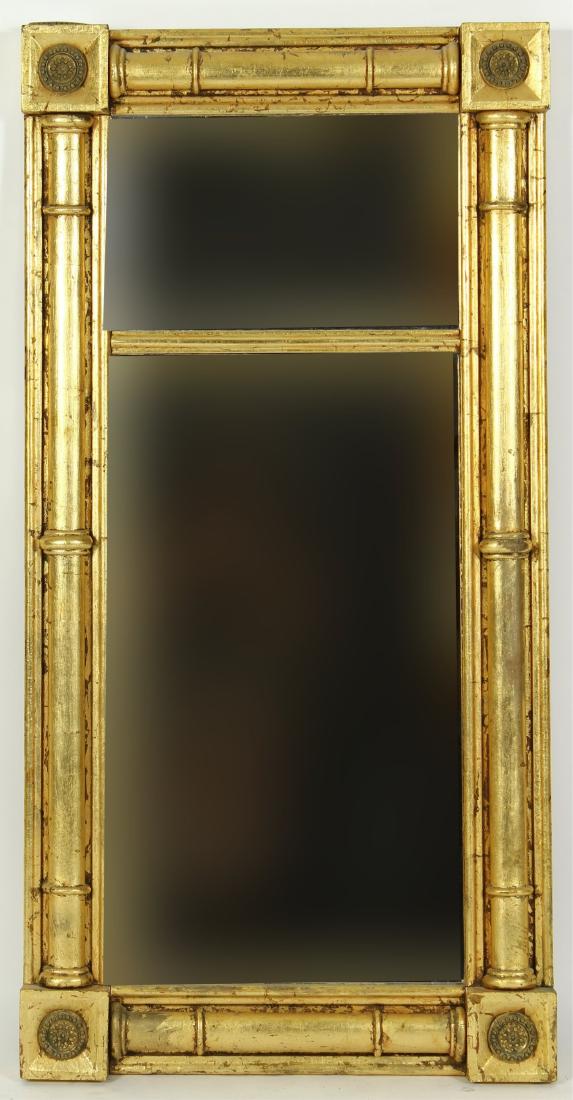 Federal Gilt Wood Pier Mirror, 19th C. (1 of 8)