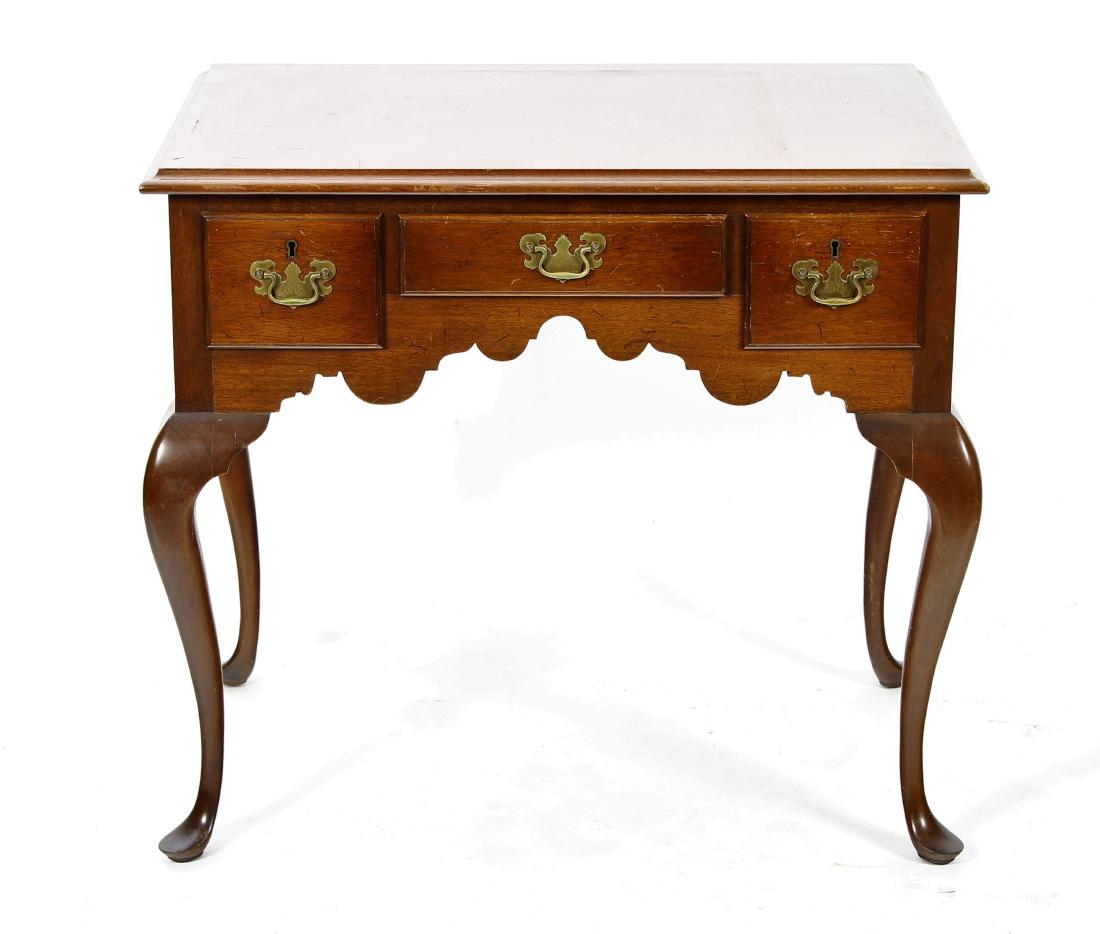 Queen Anne Style Mahogany Lowboy (1 of 9)