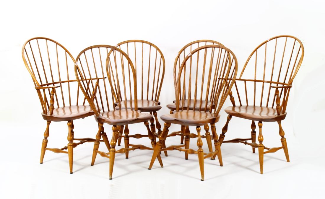 Set of 6 Warren Chair Works Dining Chairs (1 of 6)