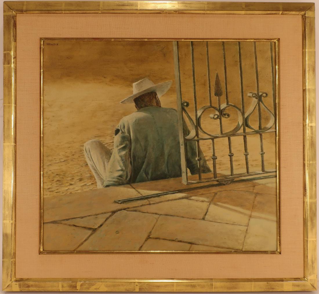 Harry McCormick b.1952 Seated Man O/C (1 of 6)