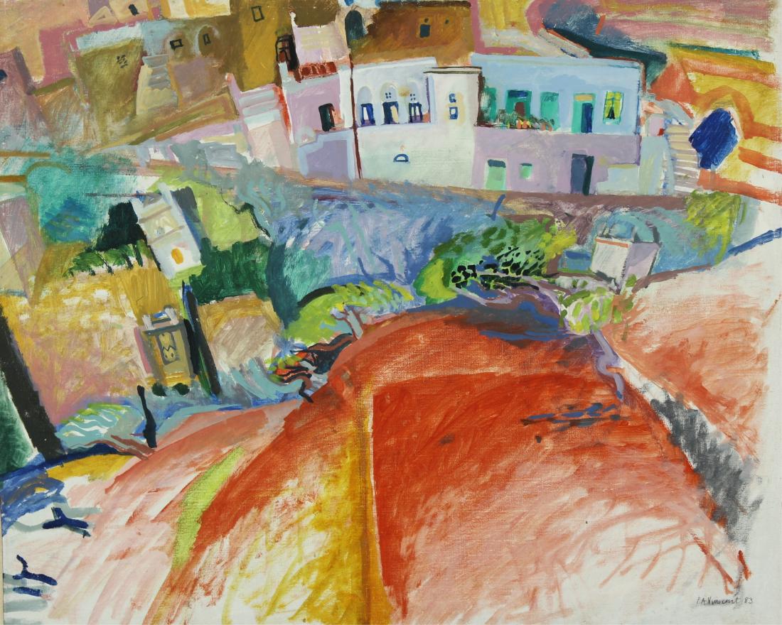 Lot of 7 Pauline Vincent Interiors & Landscape O/C (1 of 11)