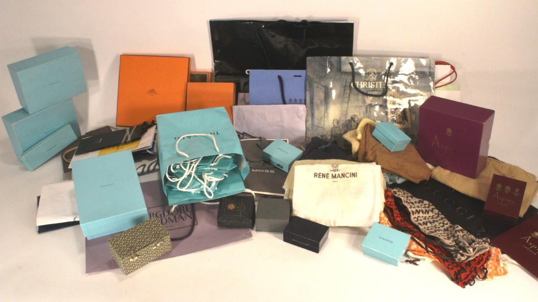 Designer Bags, Boxes, Incl. Tiffany, Gucci, Etc. (1 of 5)