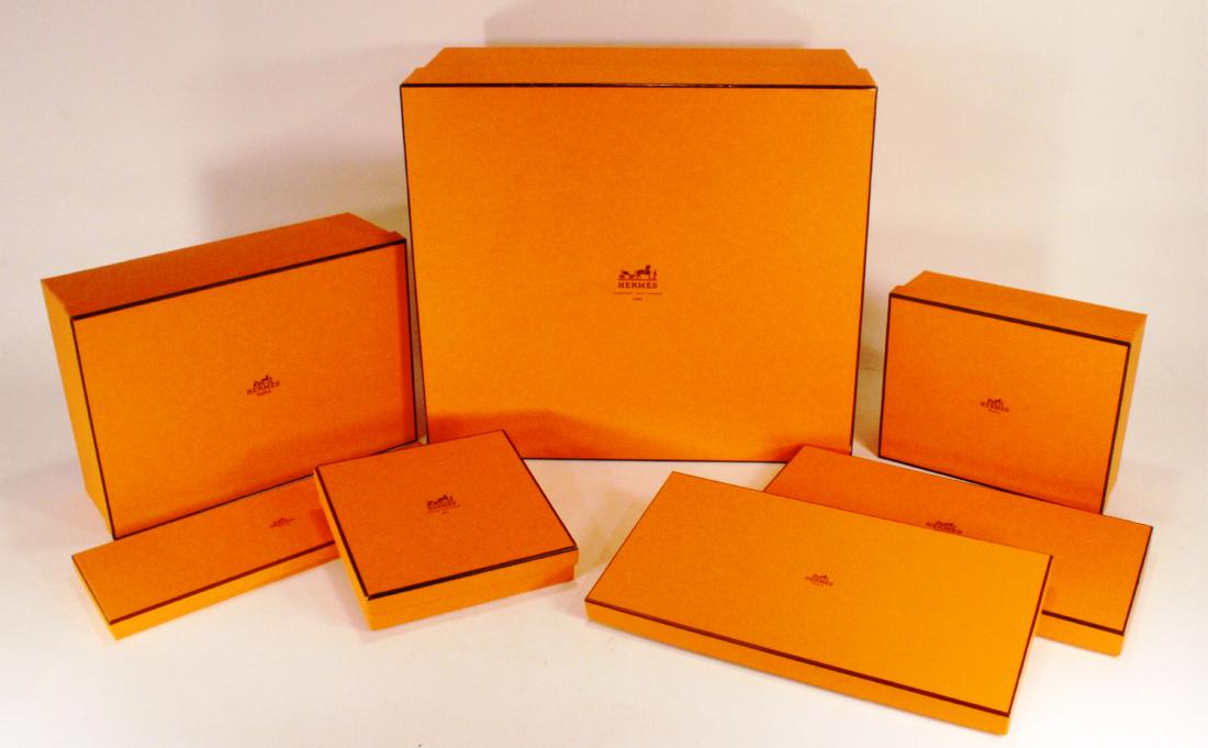 Seven Original Hermes Boxes, various sizes (1 of 4)
