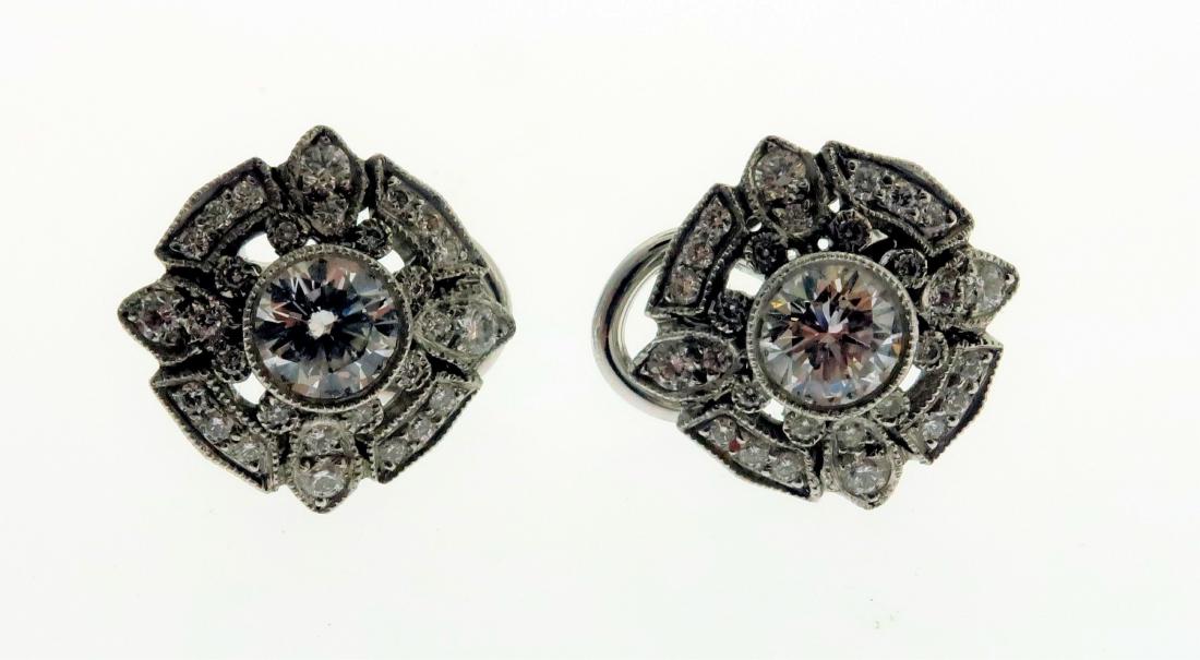 Pair of Diamond Post Earrings (1 of 6)