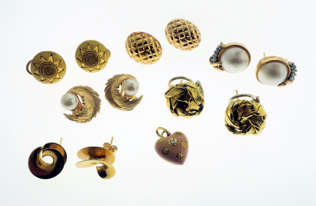 Lot of 18k and 14k Gold Jewelry (1 of 10)