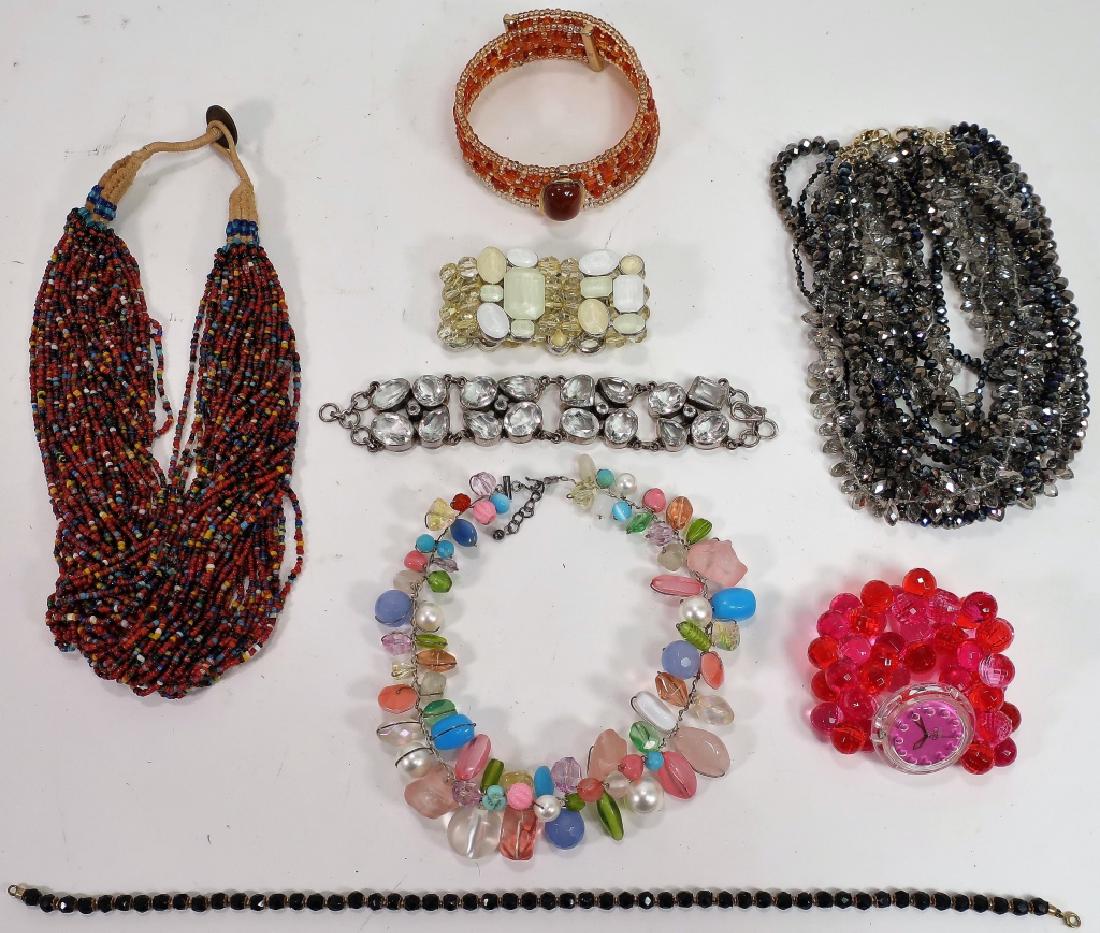 Costume Beaded Jewelry Lot (1 of 4)