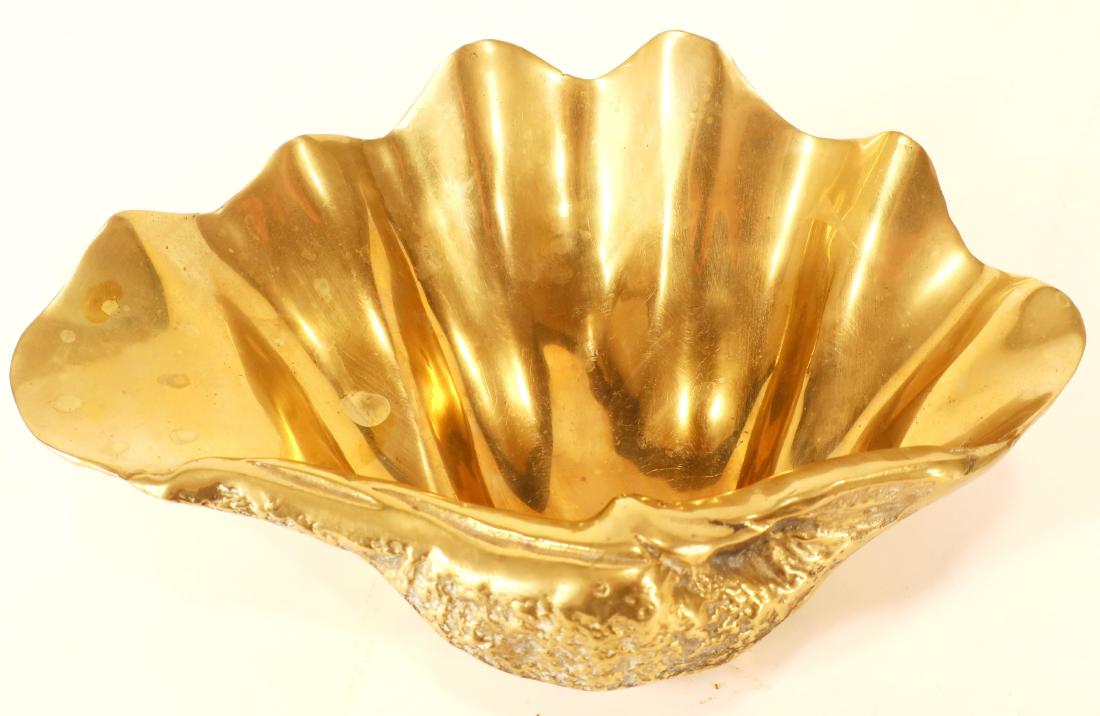 Brass Shell Form Bowl (1 of 5)