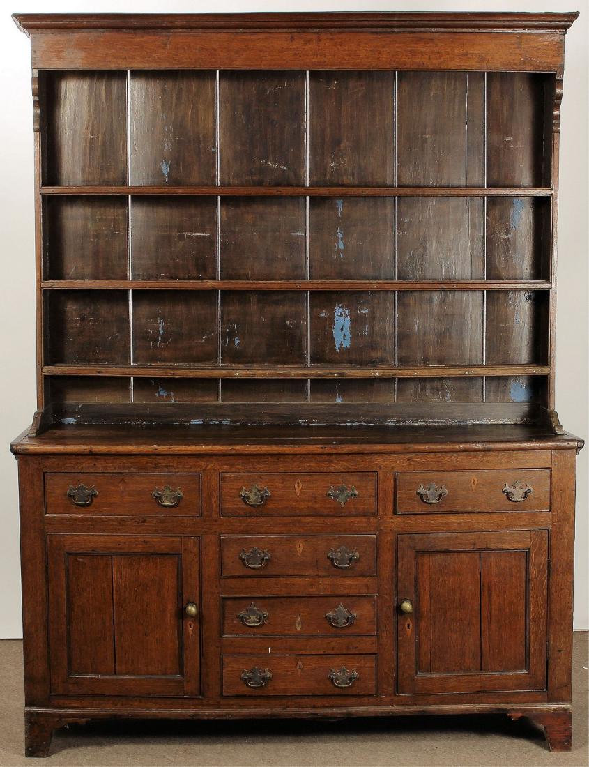 Early English Oak Dresser,18th c. (1 of 9)